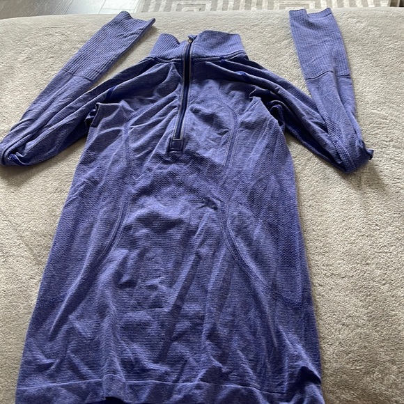 lululemon athletica Tops - Lululemon athletica swiftly tech quarter zip size 4